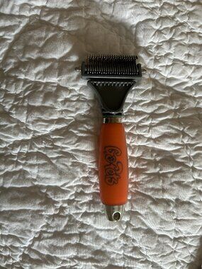 GoPets Dematting Deshedding Comb Pet Grooming Rake Longhair 2 Sided Cats Dogs